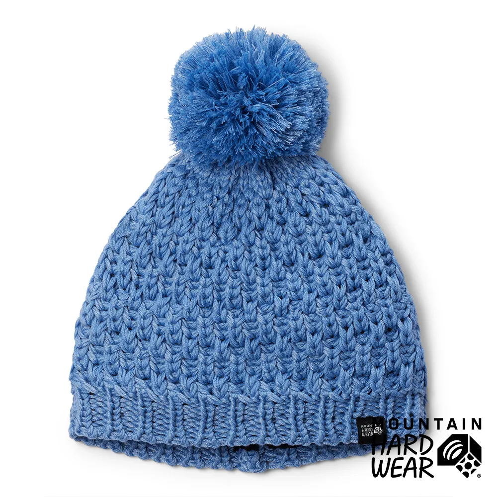 Snow Beanie Toque Adult One Size Orange Blue Knit 100% Acrylic Pom Made In USA 歷史價格詳細信息