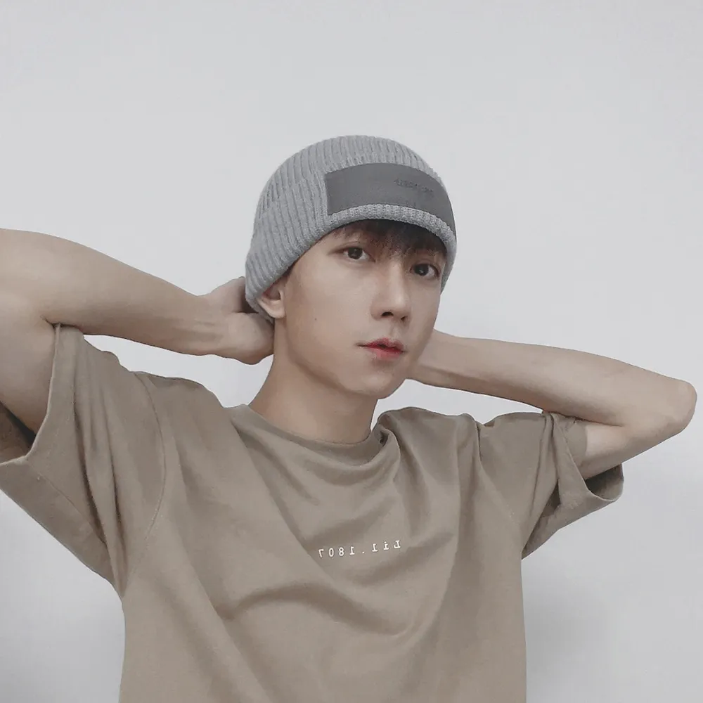 毛線帽【ISW】粗針美麗諾羊毛翻邊毛線帽-粉色 (三色可選) 歷史價格詳細信息