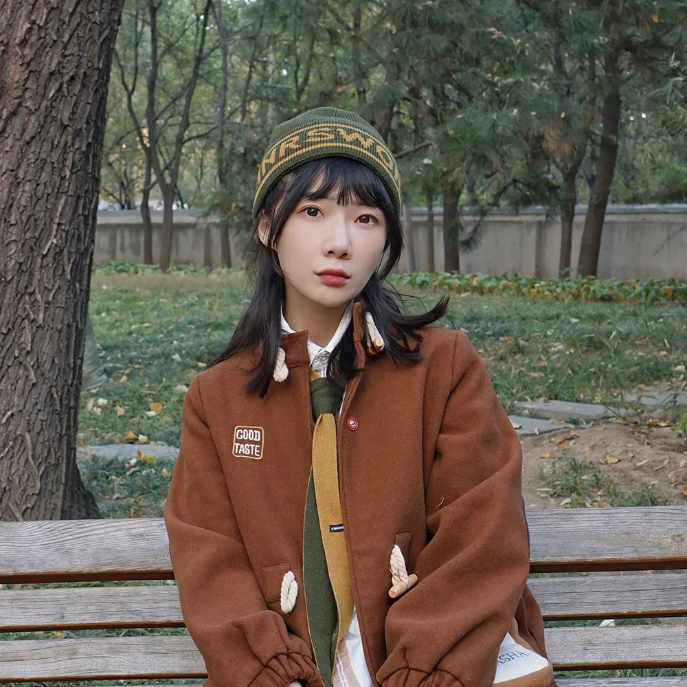 毛線帽【ISW】悉心界短版尖頂毛線帽-米色 (三色可選) 男女可戴 歷史價格詳細信息