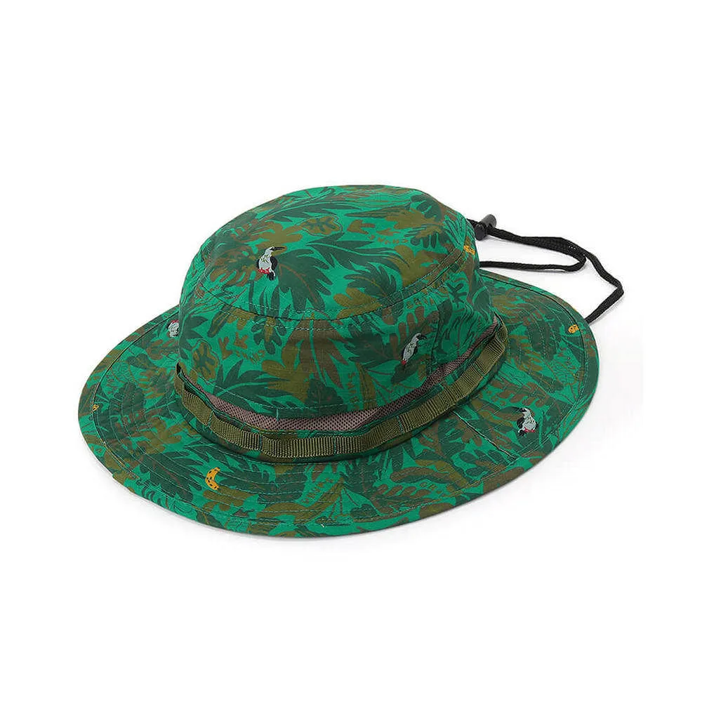 【CHUMS】Bucket Hat Embroidery風格帽 淺棕色-CH051356B001 歷史價格詳細信息