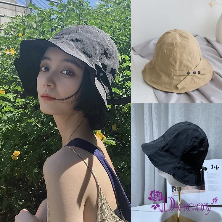 【Decoy】小熊牛仔＊日韓防曬遮陽小圓盆帽/顏色可選 歷史價格詳細信息