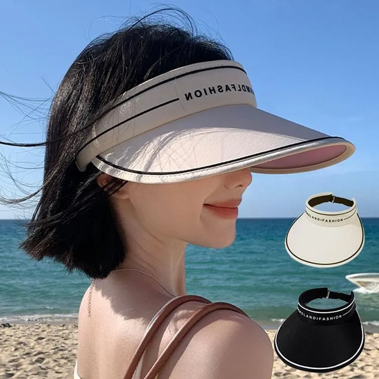 ins時尚大簷遮陽帽 空頂帽 休閒帽 鴨舌空頂帽 防曬帽 高質感百搭 歷史價格詳細信息