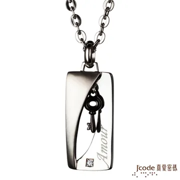 J’code真愛密碼 動人情話 純金+白鋼男項鍊 歷史價格詳細信息