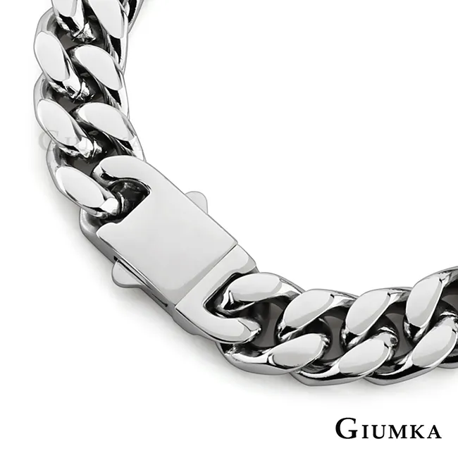 GIUMKA歐美潮流古巴鏈鋼手鍊男女白鋼手鏈 粗鏈10MM鍊條手鍊 單個價格MH22010 歷史價格詳細信息