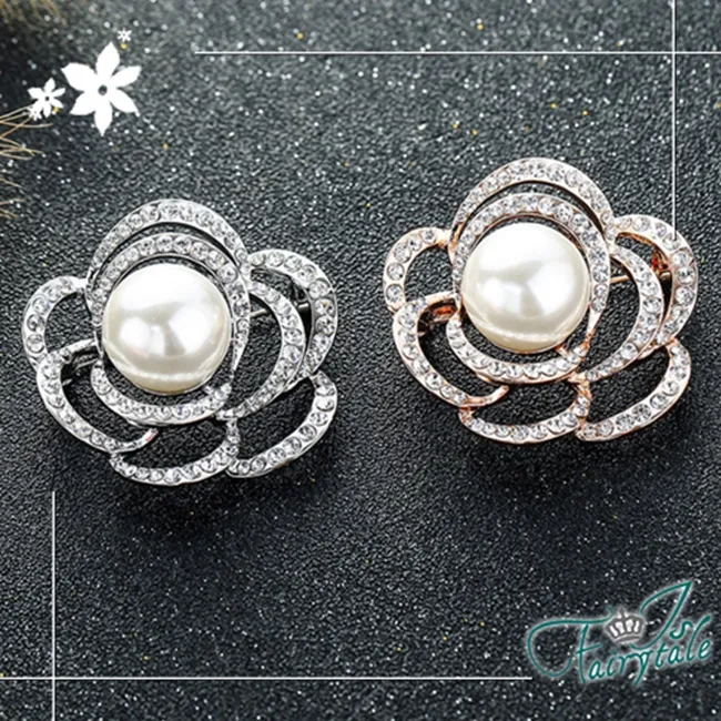 【伊飾童話】水之鋯石＊垂墜搖曳珍珠耳環/金 歷史價格詳細信息