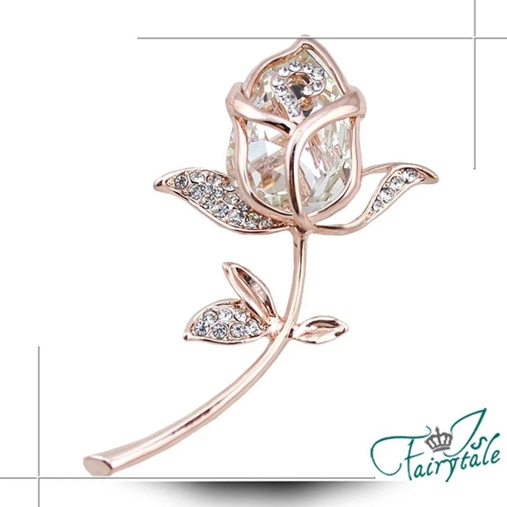 【伊飾童話】水晶鬱金香＊水鑽金繽胸針/白 價格比較,價格查詢,歷史價格詳細信息