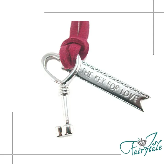 【伊飾童話】The Key Of Dream＊雙墜鍊/桃紅 歷史價格詳細信息