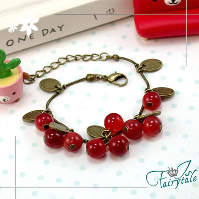 【伊飾童話】石榴果實＊復古風格手鍊 價格比較,價格查詢,歷史價格詳細信息