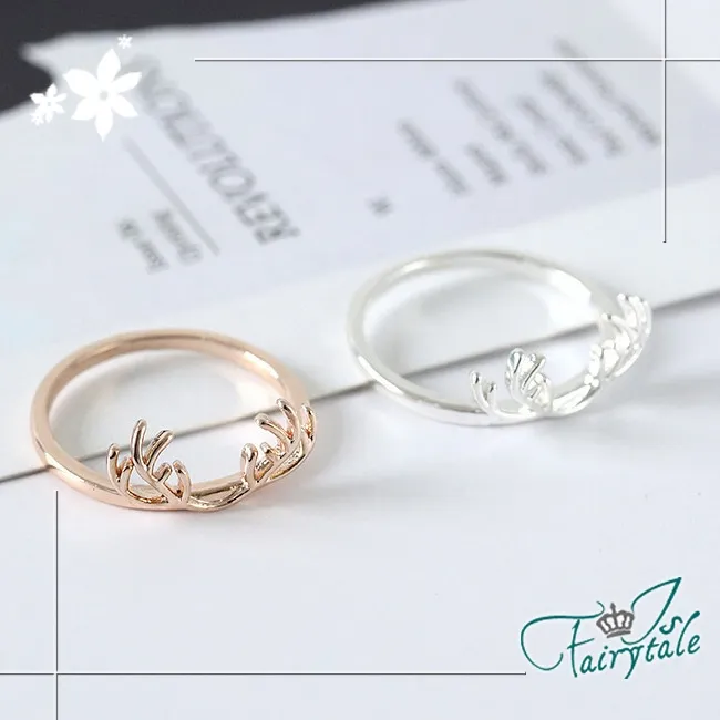 【伊飾童話】自信鹿角＊文藝電鍍純色尾戒指/多色可選 價格比較,價格查詢,歷史價格詳細信息