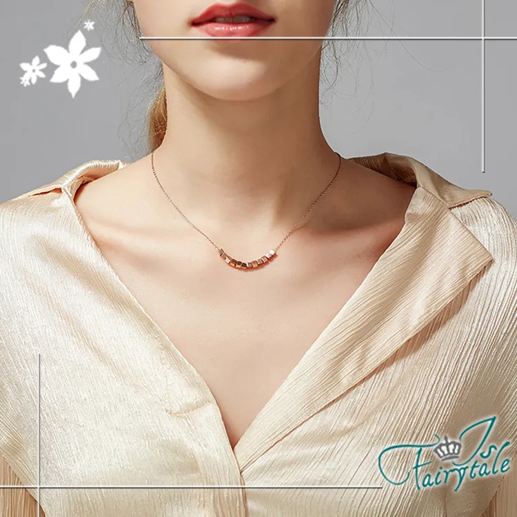 【伊飾童話】約定的戒＊鈦鋼水鑽雙層玫瑰金細手鍊 歷史價格詳細信息