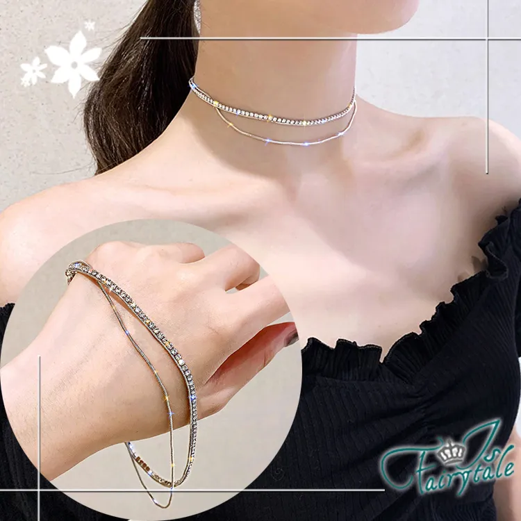 【伊飾童話】性感單鑽＊雙層Y型流蘇項鍊 歷史價格詳細信息