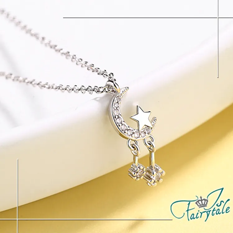 【伊飾童話】流蘇星月＊韓風鍊條開口戒指/月亮款 歷史價格詳細信息