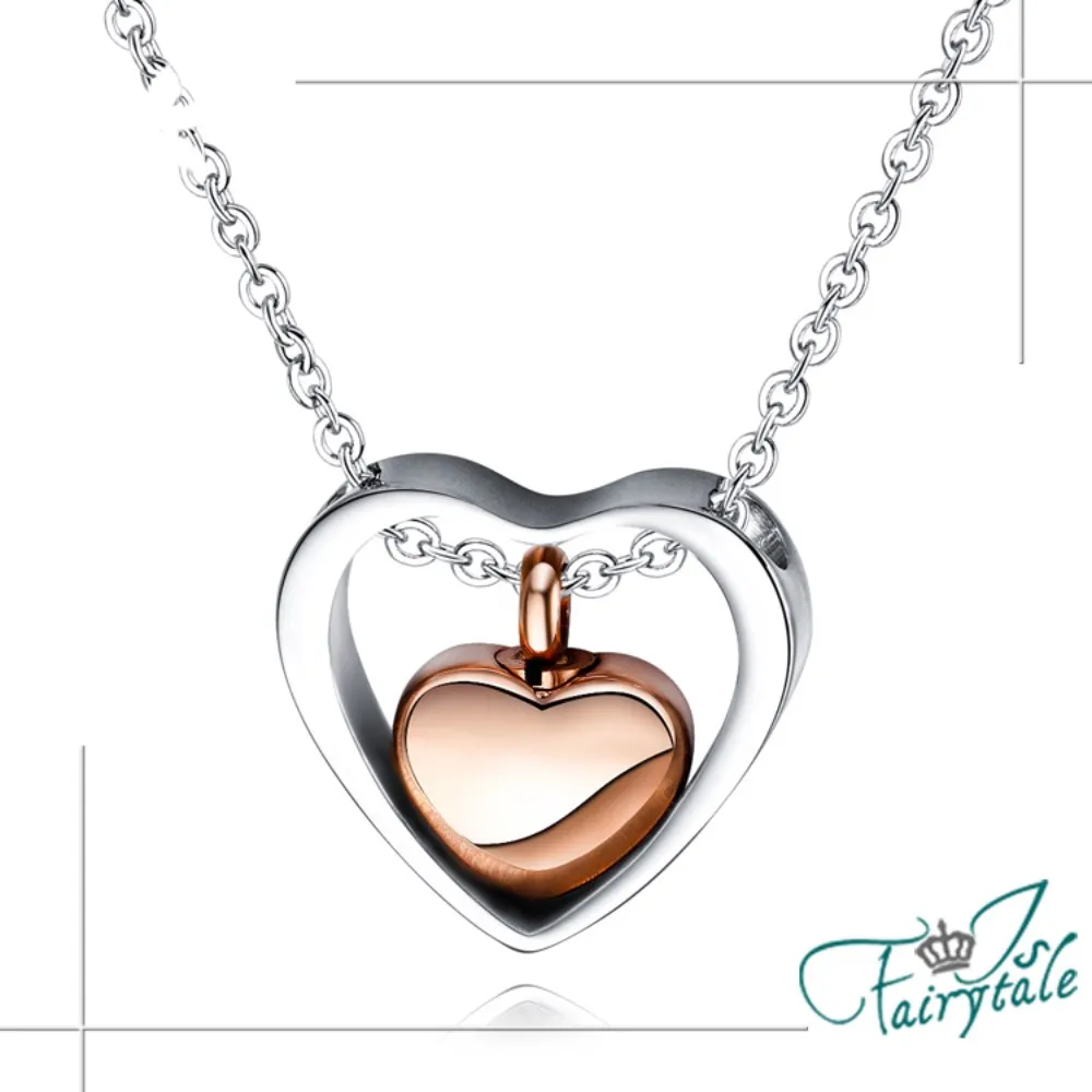 【伊飾童話】甜美愛心＊雙珍珠流蘇鈦鋼項鍊 歷史價格詳細信息