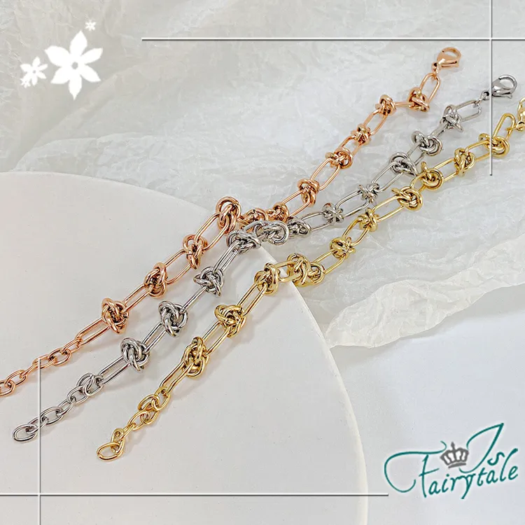 【伊飾童話】約定的戒＊鈦鋼水鑽雙層玫瑰金細手鍊 歷史價格詳細信息