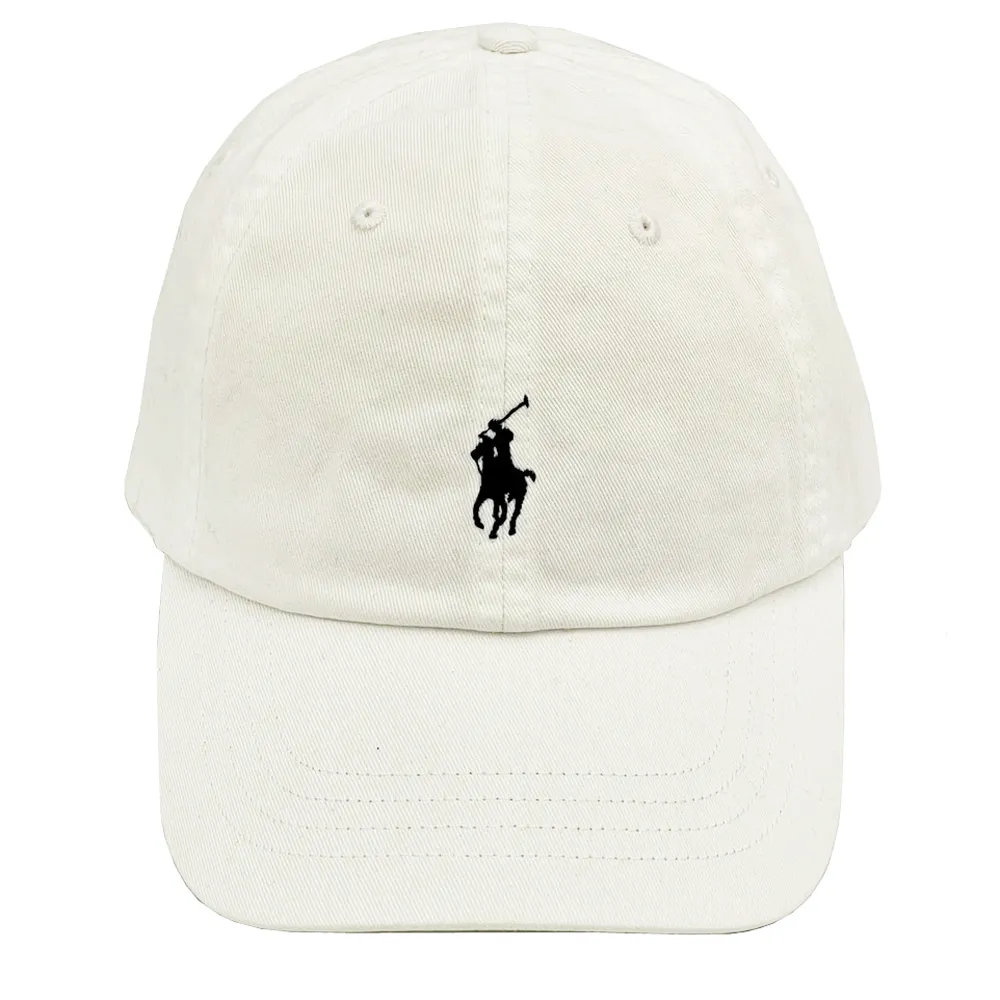 【RALPH LAUREN】POLO刺繡小馬LOGO鴨舌/棒球帽(卡其/米白) 歷史價格詳細信息