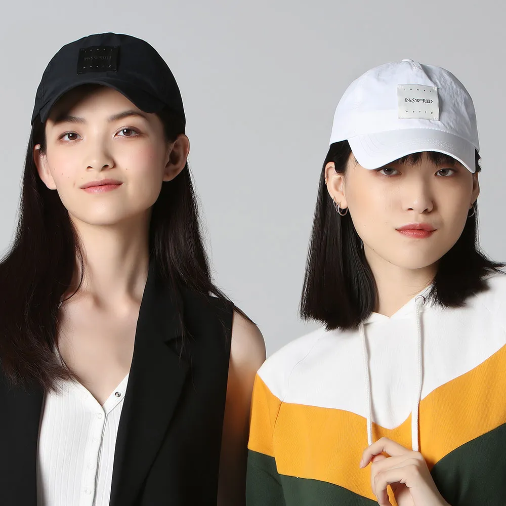 【ISW】黑白彩虹帶棒球帽-白色 (兩色可選) 設計師品牌 歷史價格詳細信息