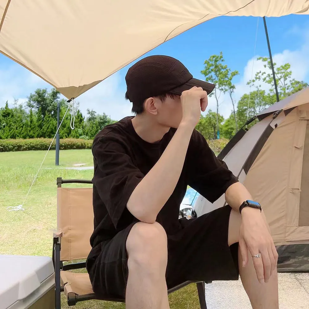 【ISW】黑白彩虹帶棒球帽-白色 (兩色可選) 設計師品牌 歷史價格詳細信息