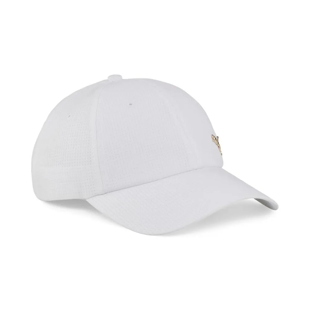 【PUMA】流行系列Gold Metal棒球帽(N) 休閒帽 中 白色-02536302 歷史價格詳細信息