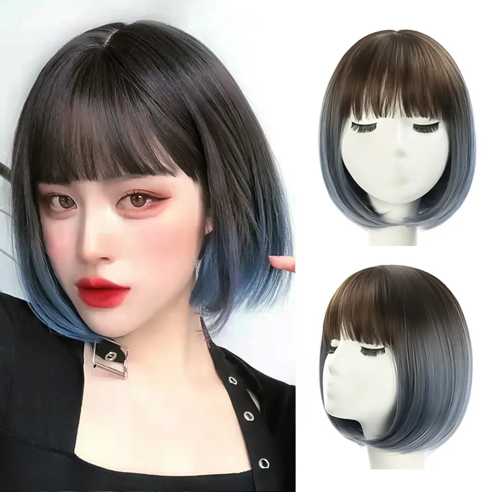 【麗髮新生】減齡3D法式劉海假髮片 真人髮絲空氣劉海假髮(遮白髮 補髮量 遮腦門) 歷史價格詳細信息