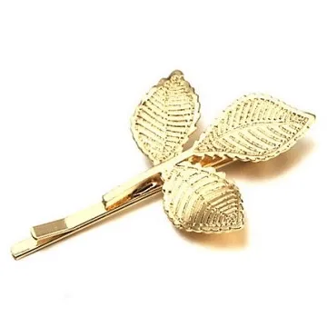 Charme 韓國新品 希臘風金色樹葉側邊夾(三葉式) 歷史價格詳細信息