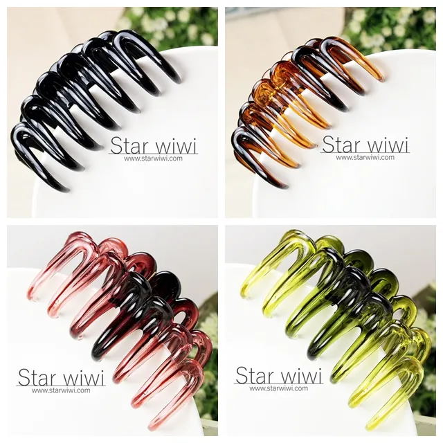 【Star wiwi】優雅造型大鯊魚夾《髮飾 • 髮夾》《2入組》《黑色 / 咖啡色款》 歷史價格詳細信息