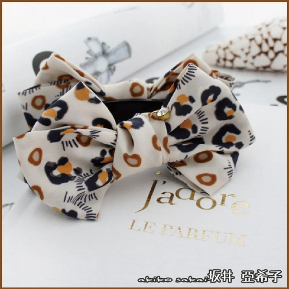 『坂井．亞希子』優雅小香風可塑形兔耳朵蝴蝶結髮箍 歷史價格詳細信息