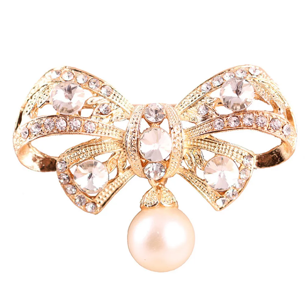 【ANGEL】氣質雪花珍珠水鑽玫瑰金胸針別針(玫瑰金) 歷史價格詳細信息