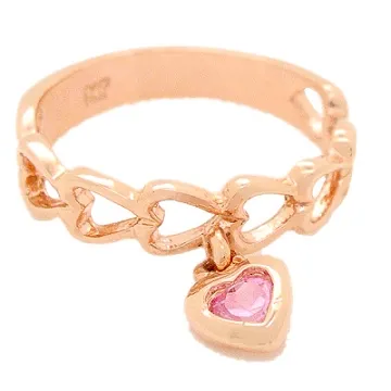 【Charme】 開運系玫瑰金 粉心墜 戒指 歷史價格詳細信息