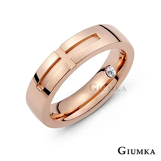 【GIUMKA】一生一世戒指 (玫金) MR610-1F 歷史價格詳細信息