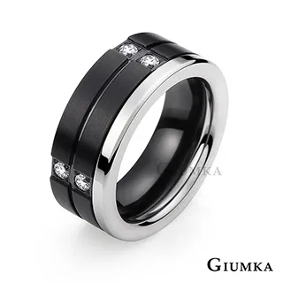 【GIUMKA】MIX 守護承諾戒指 (黑色) MR615a-1M 歷史價格詳細信息