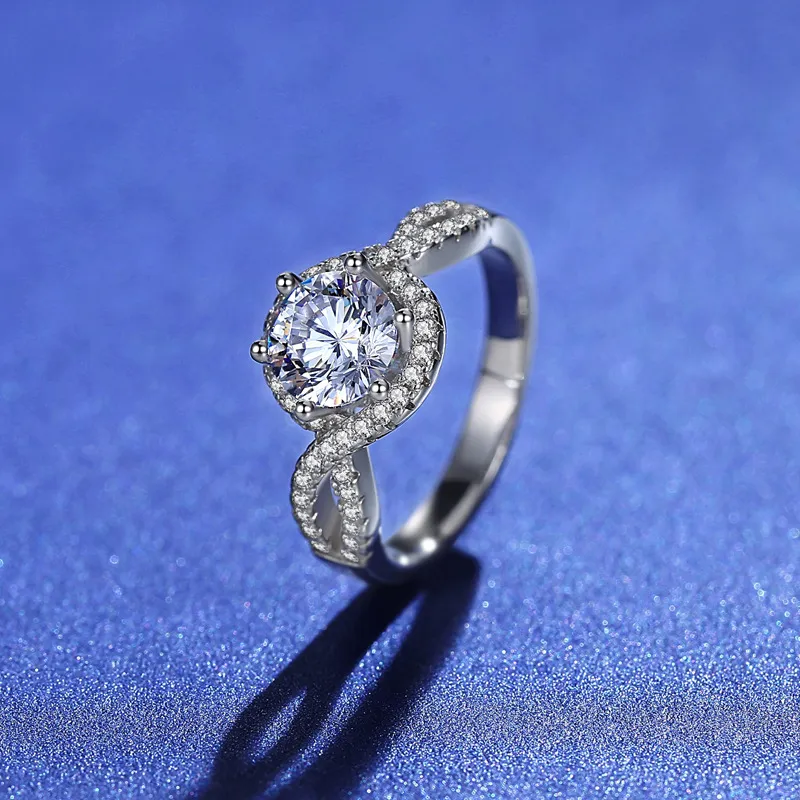 莫桑鑽戒指925純銀銀飾-2克拉D字8心8箭聖誕節情人節生日禮物女飾品73yk12【巴黎精品】 歷史價格詳細信息