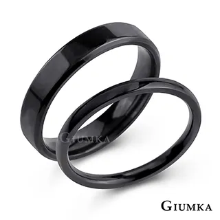 GIUMKA 黑色幽默情侶戒指尾戒MR08018男女情人對戒 單個價格 情人節鋼飾送禮 亮面 歷史價格詳細信息