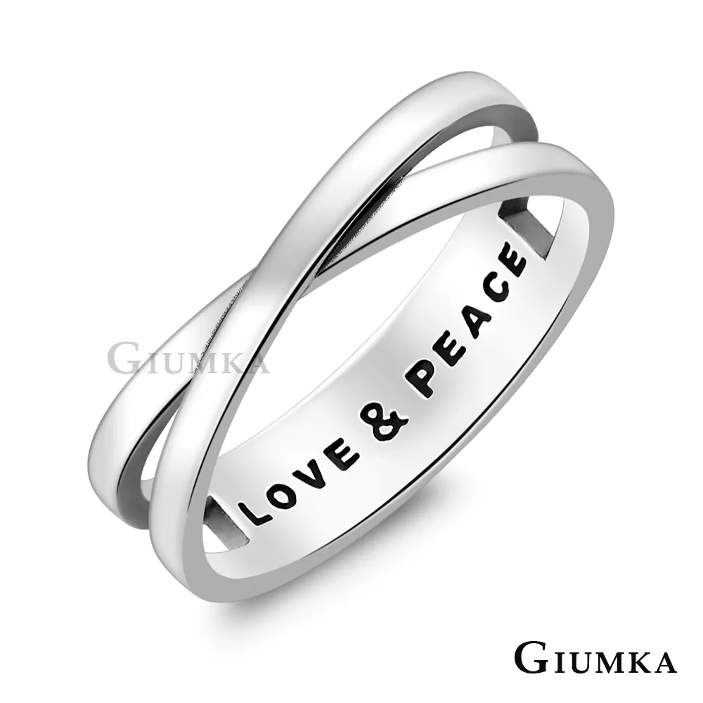 GIUMKA．純銀戒指．交叉．閨蜜｜無與倫比．MRS24015 歷史價格詳細信息