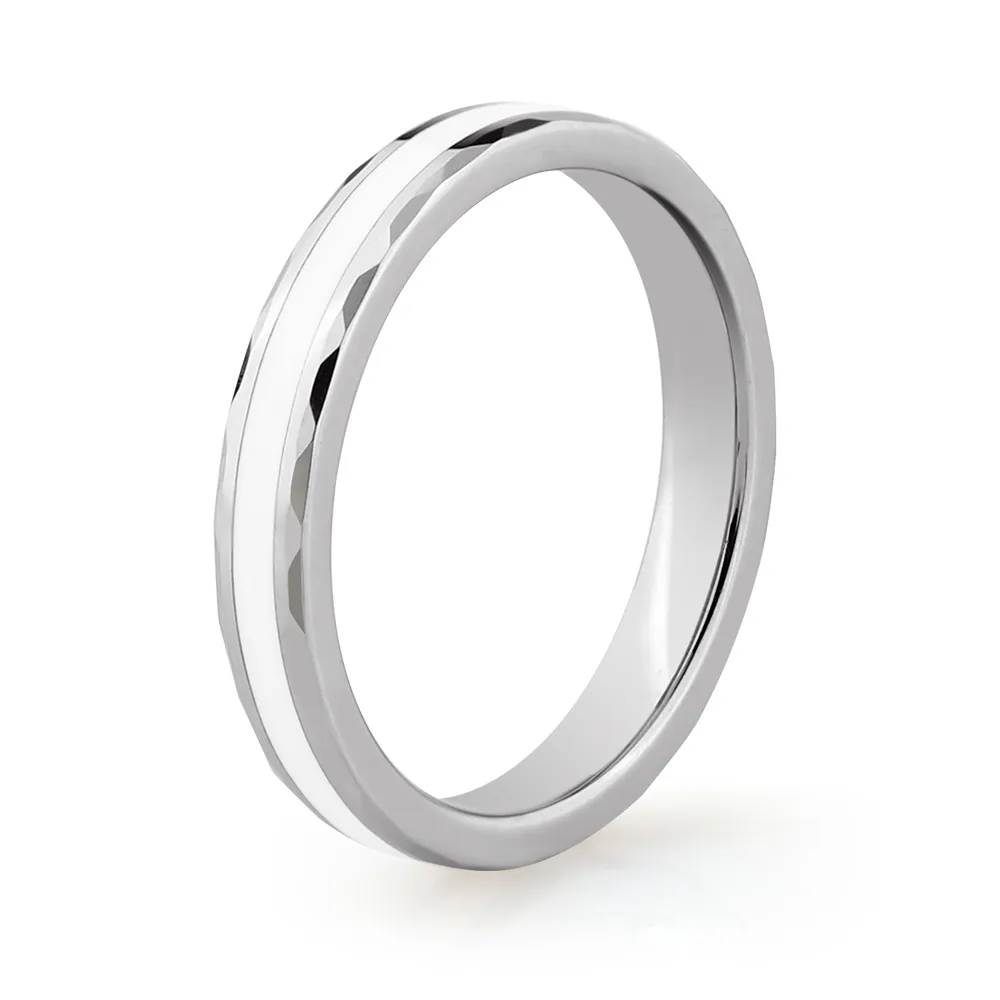 戒指奧特萊斯專柜撿漏鍍18玫瑰金滿天星鈦鋼情侶戒指男女素圈對戒 歷史價格詳細信息