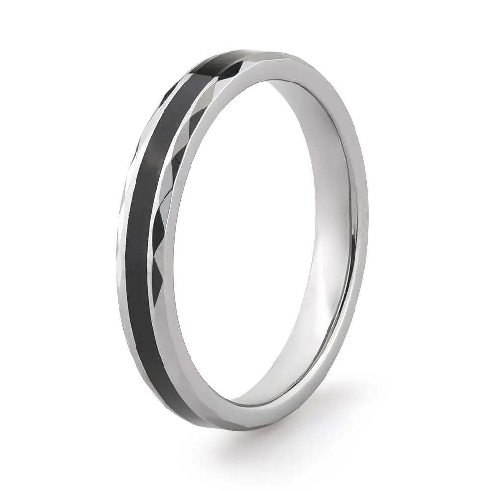 戒指奧特萊斯專柜撿漏鍍18玫瑰金滿天星鈦鋼情侶戒指男女素圈對戒 歷史價格詳細信息