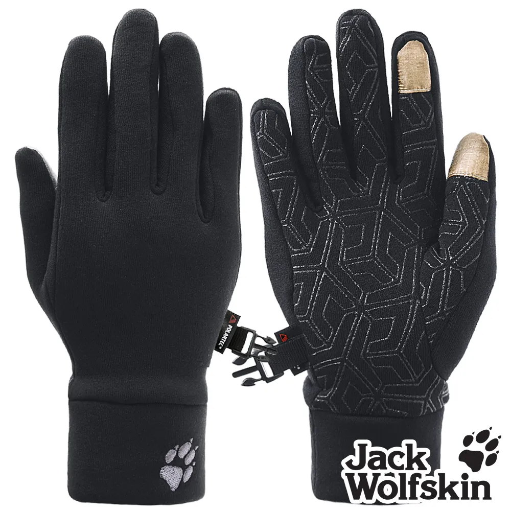 【Jack wolfskin 飛狼】刺繡狼爪保暖內刷毛觸控手套『黑色』 歷史價格詳細信息