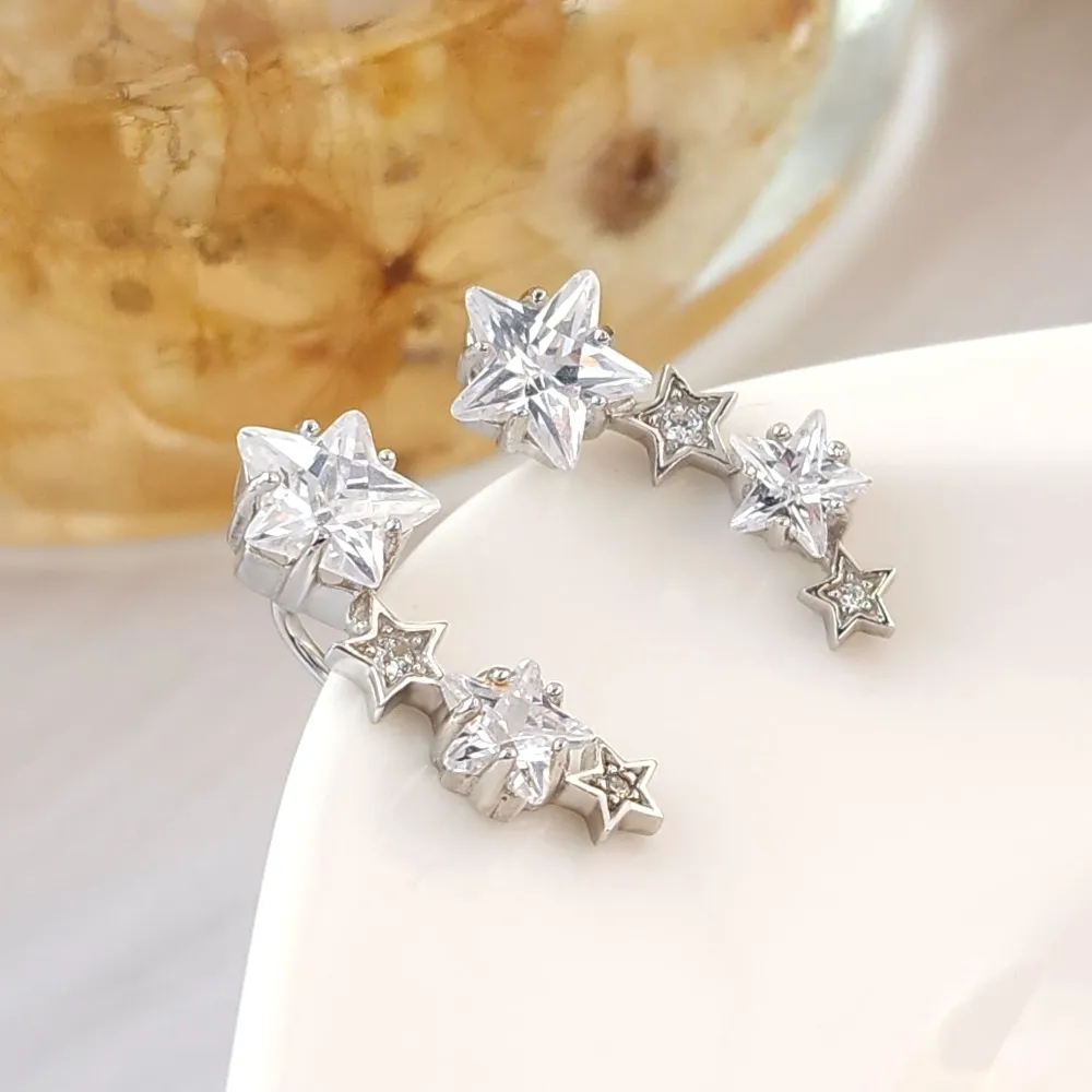 GIUMKA 925純銀耳環 六爪5MM 多色 MFS06135-3 歷史價格詳細信息