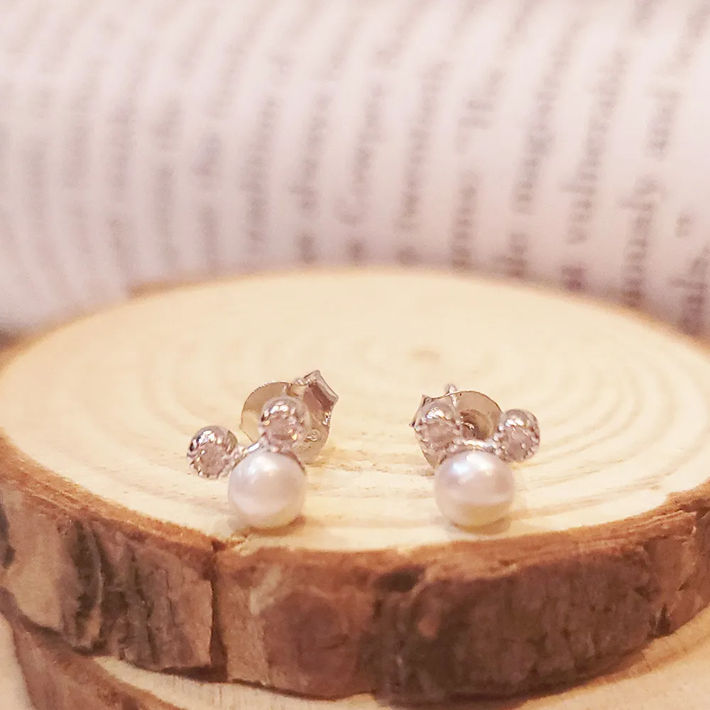 【焦糖小姐 Ms caramelo】925純銀鍍14K黃 淡水珍珠耳環(日風設計珍珠耳環) 歷史價格詳細信息