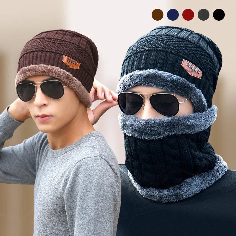 毛帽 圍脖 加厚保暖帽 男女可戴 保暖頭套 圍巾 脖圍頸套 毛絨帽 毛線帽 秋冬時尚男士 女生帽子 絨毛帽 歷史價格詳細信息