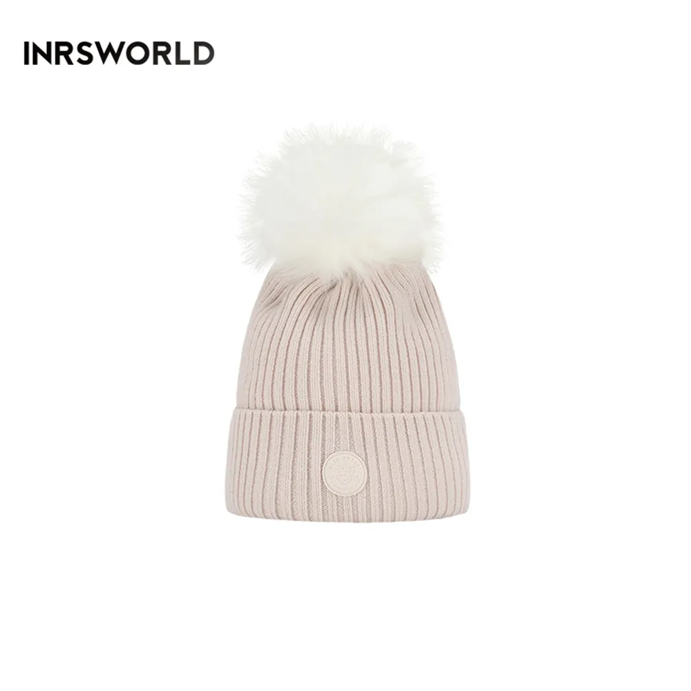 毛線帽【ISW】針織美麗諾羊毛球毛線帽-龍蝦紅 (三色可選) 歷史價格詳細信息