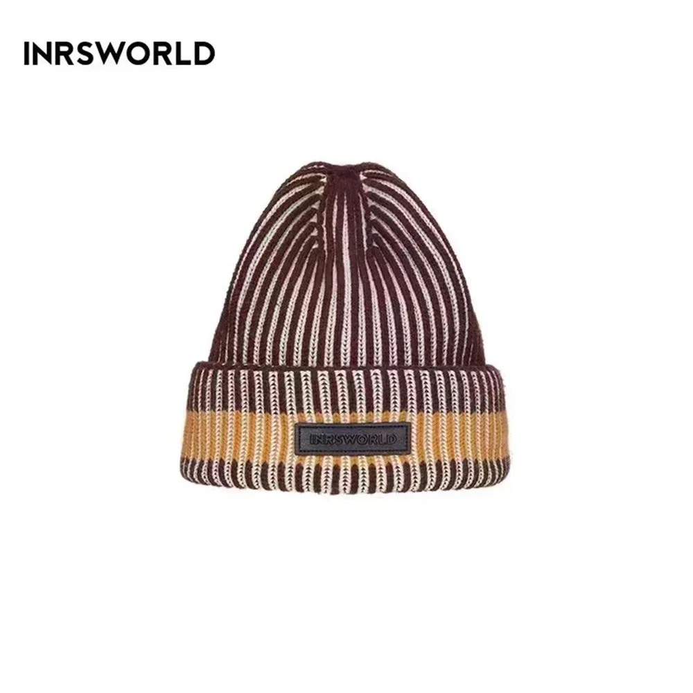 毛線帽【ISW】悉心界針織翻邊瓜皮帽-紅色 (兩色可選) 歷史價格詳細信息