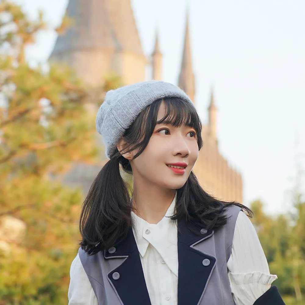 毛線帽【ISW】悉心界針織翻邊瓜皮帽-紅色 (兩色可選) 歷史價格詳細信息