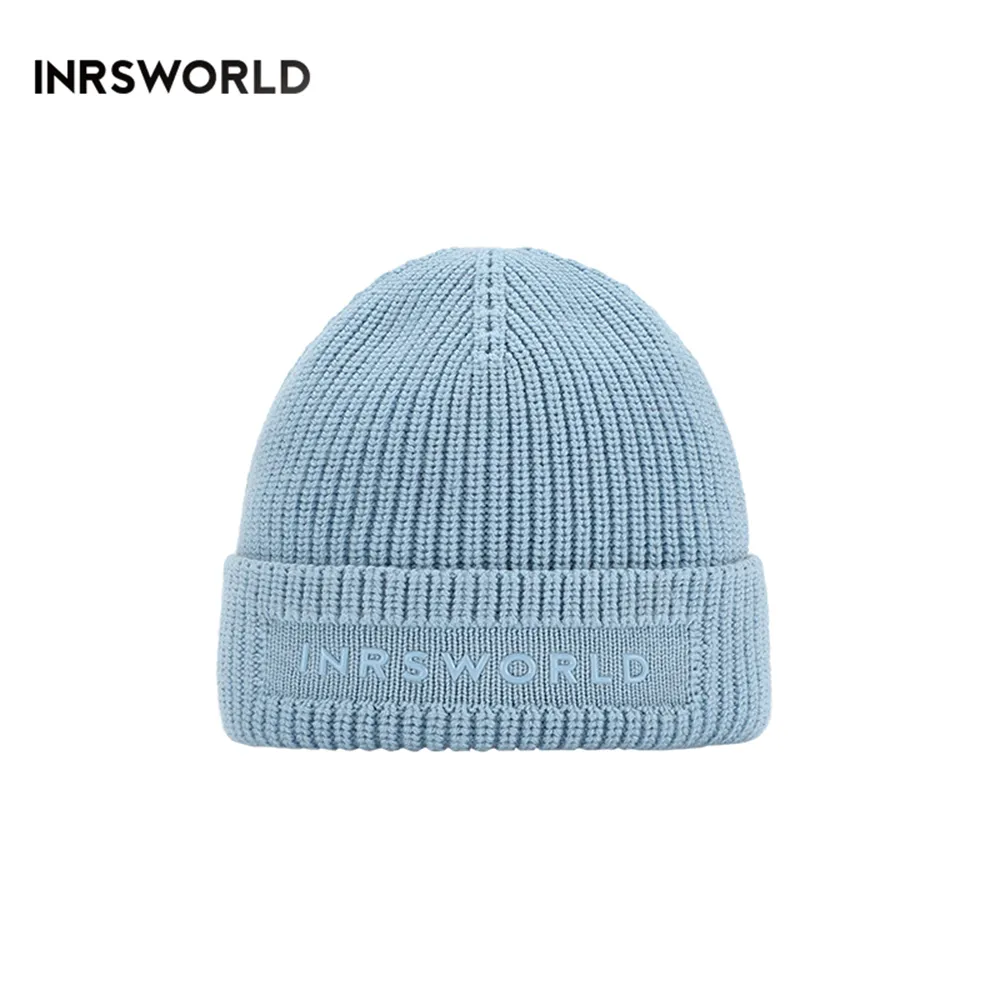 毛線帽【ISW】悉心界針織翻邊瓜皮帽-紅色 (兩色可選) 歷史價格詳細信息