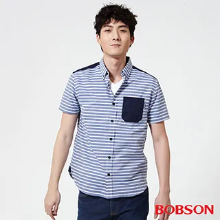 BOBSON 男款條紋POLO上衣 (71008-53) 歷史價格詳細信息