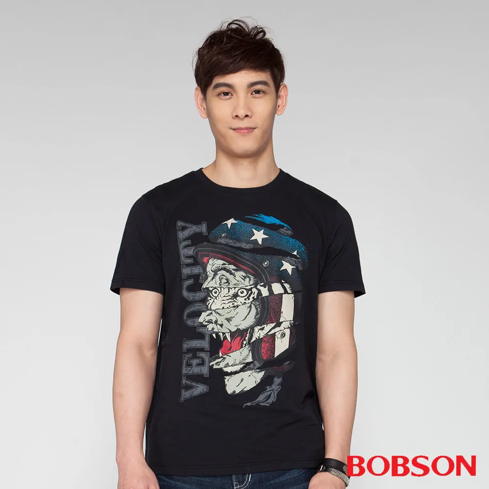 【BOBSON】男款短袖異素材剪接上衣(26024-83) 歷史價格詳細信息