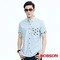 【BOBSON】男款短袖異素材剪接上衣(26024-83) 歷史價格詳細信息