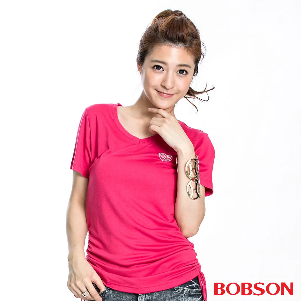 【BOBSON】女款短袖拉鍊式格子襯衫(23137-13) 歷史價格詳細信息