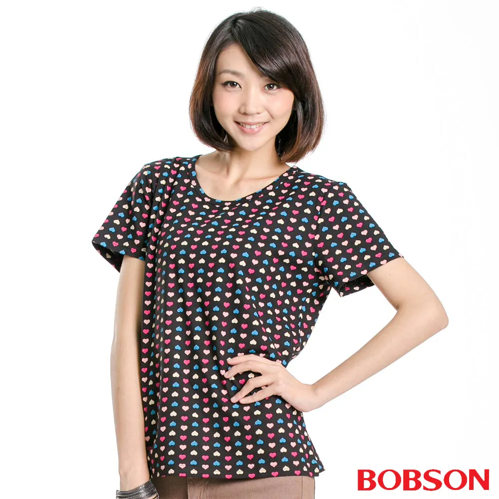 【BOBSON】女款短袖印點點上衣(23101-23) 歷史價格詳細信息