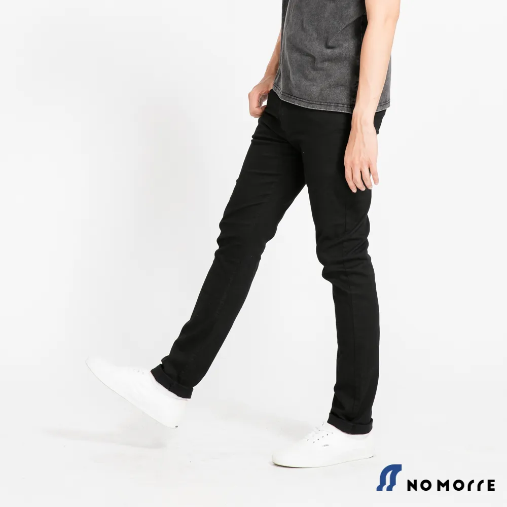 【NoMorre】黑色休閒褲 黑色長褲 超彈力 輕薄尼龍 窄管褲 M-3L 台灣現貨 #5486(黑色) 歷史價格詳細信息