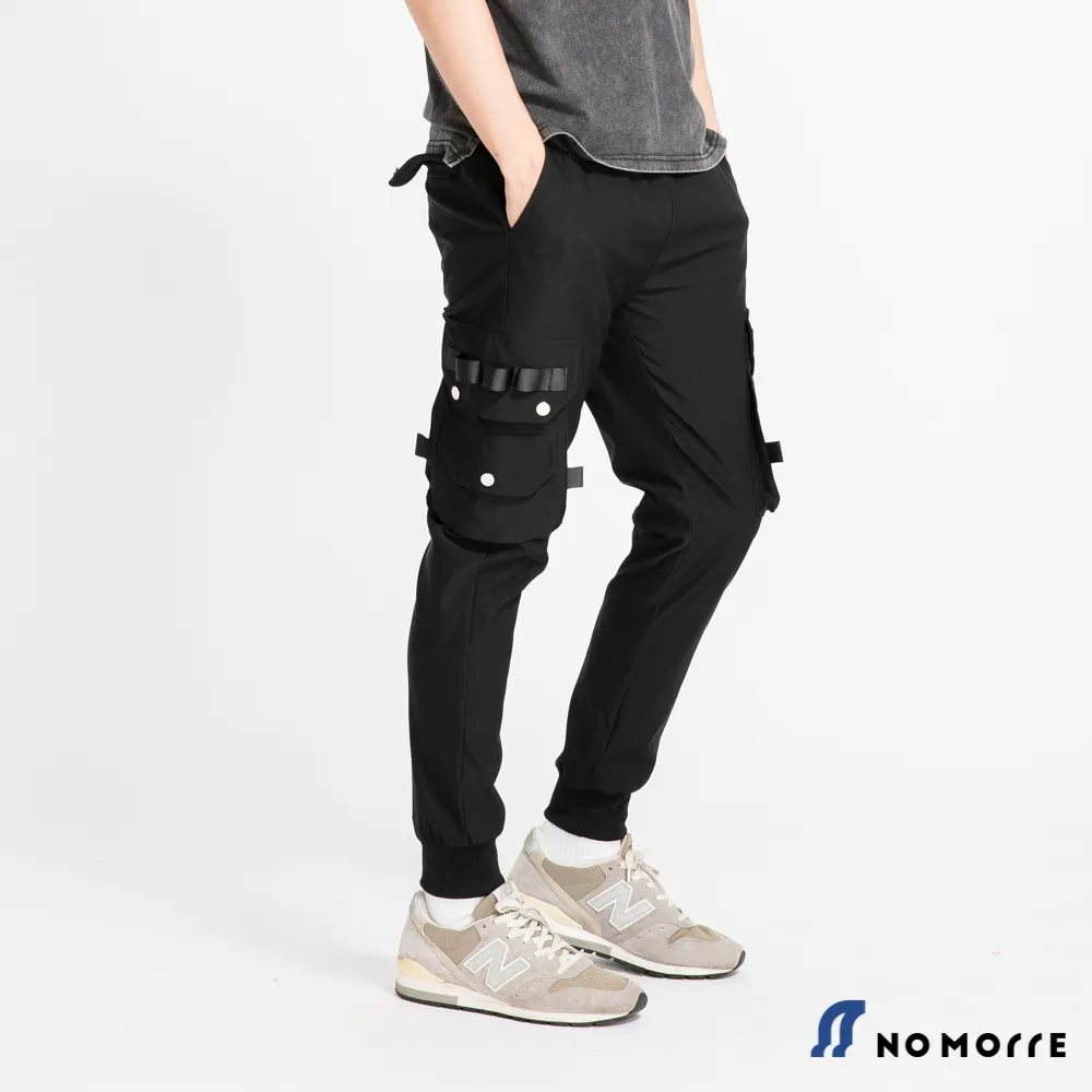 【NoMorre】縮口褲 束口褲 側袋工裝束口褲 可繫皮帶 重磅超彈力尼龍布料 M-2L 台灣現貨 #5711(共2色) 歷史價格詳細信息